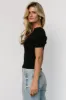 Brynlee Sweater Top | Black sold by Baltic Born