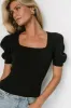 Brynlee Sweater Top | Black sold by Baltic Born