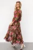 Estefania Maxi Dress | Brown Floral sold by Baltic Born