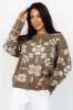 Elsa Sweater | Olive + Off White sold by Baltic Born