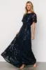 Muse Sequin Maxi Dress | Navy sold by Baltic Born