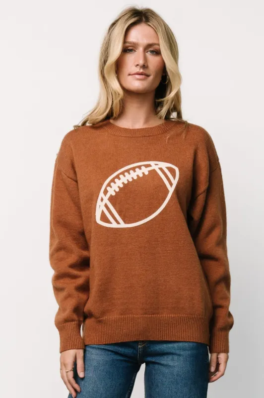 Kelce Sweater | Brown sold by Baltic Born