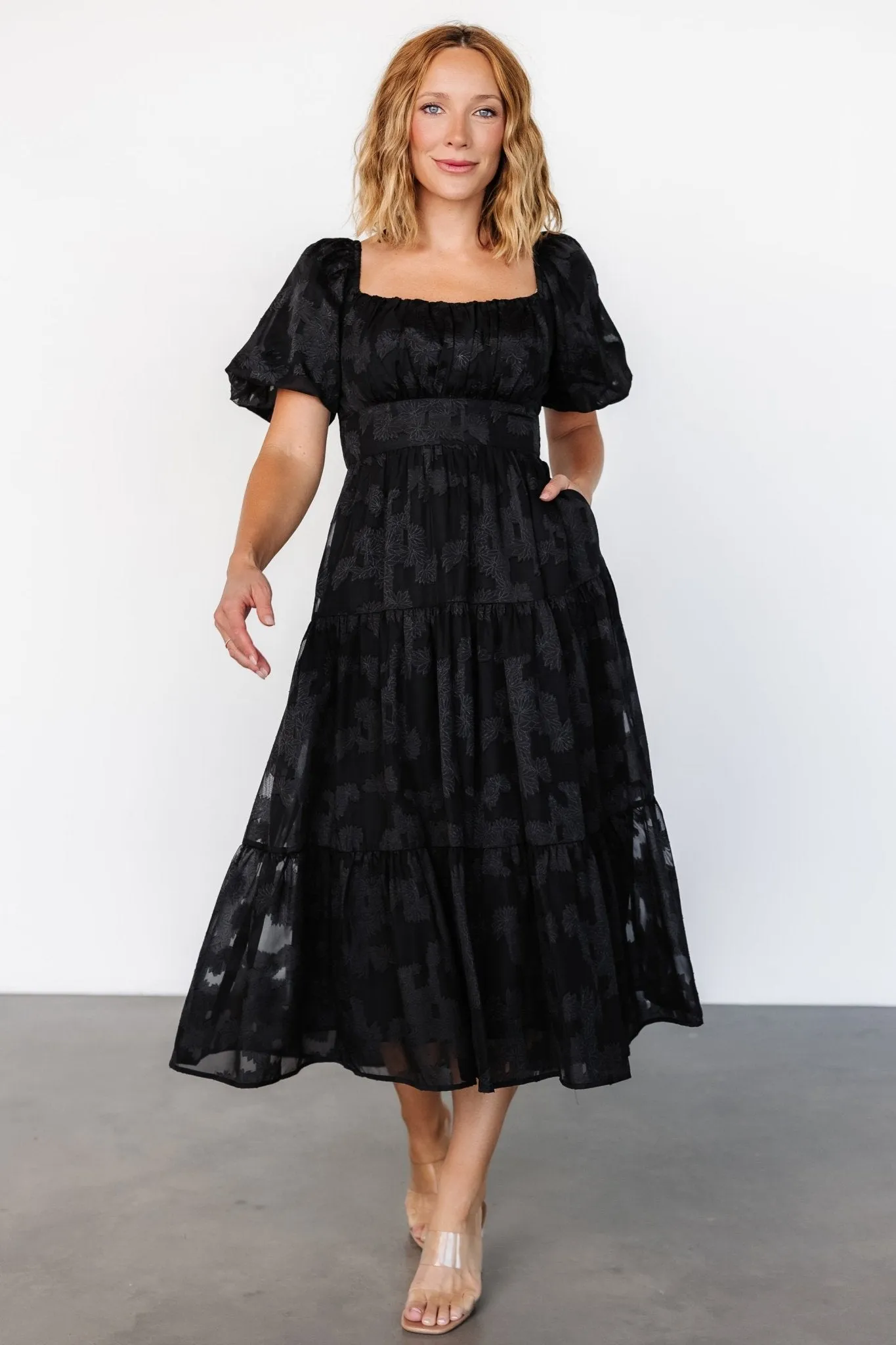 Mae Midi Dress | Black sold by Baltic Born product image thumbnail 4