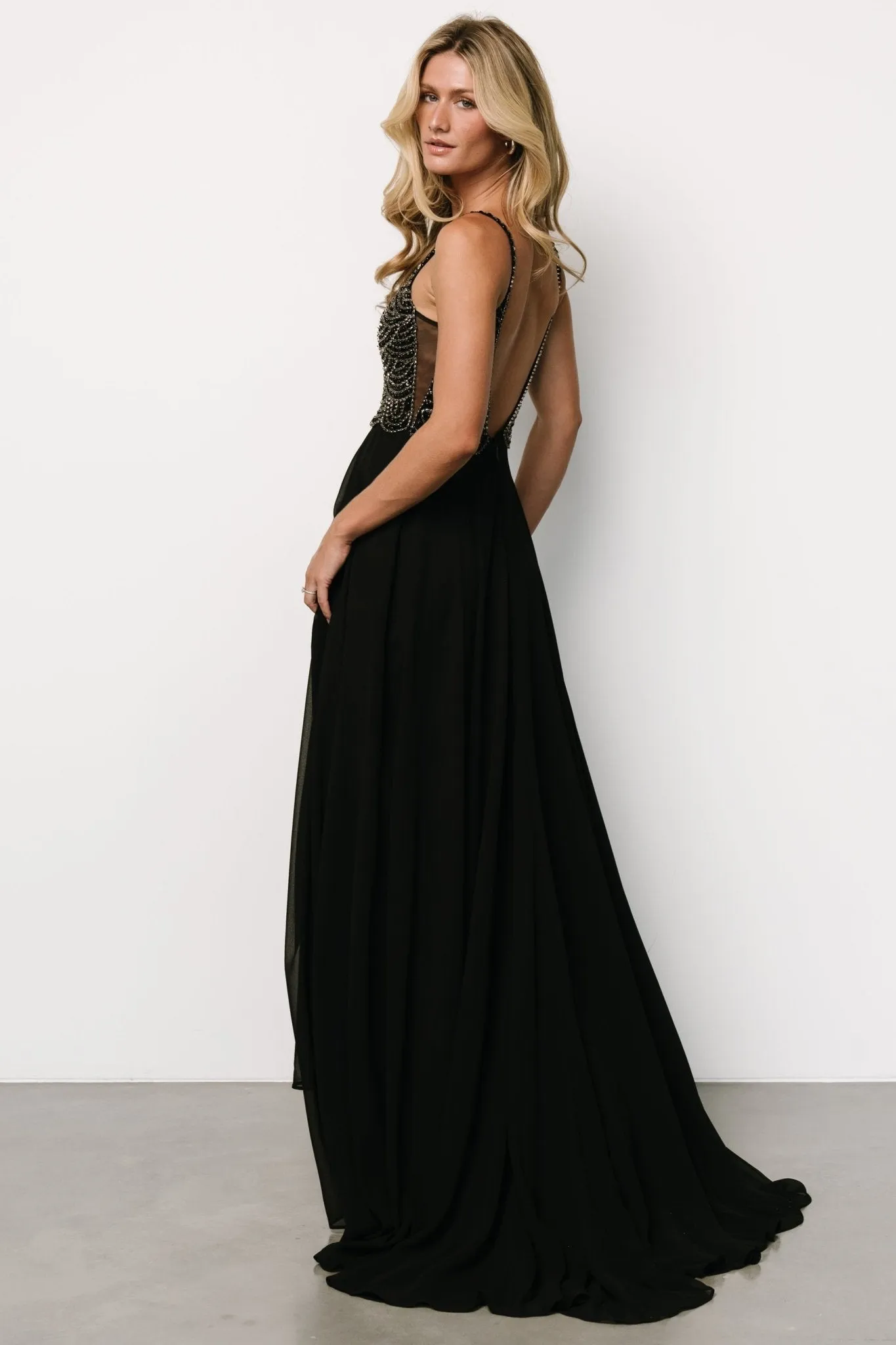 Honor Beaded Bridal Gown | Black sold by Baltic Born product image thumbnail 2