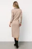 Shantel Polo Dress | Taupe + Black sold by Baltic Born