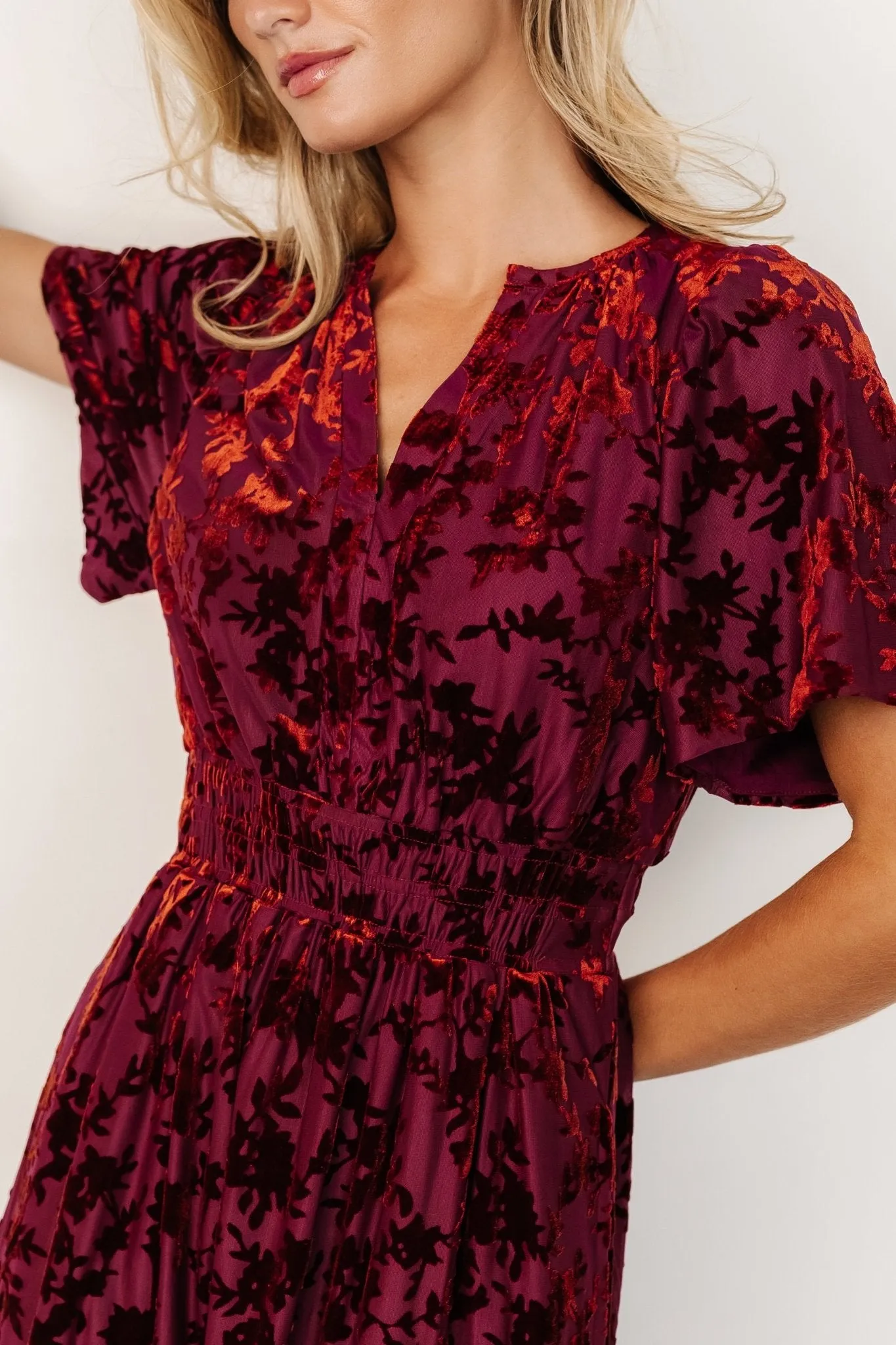 Bronwyn Velvet Dress | Rust sold by Baltic Born product image thumbnail 2