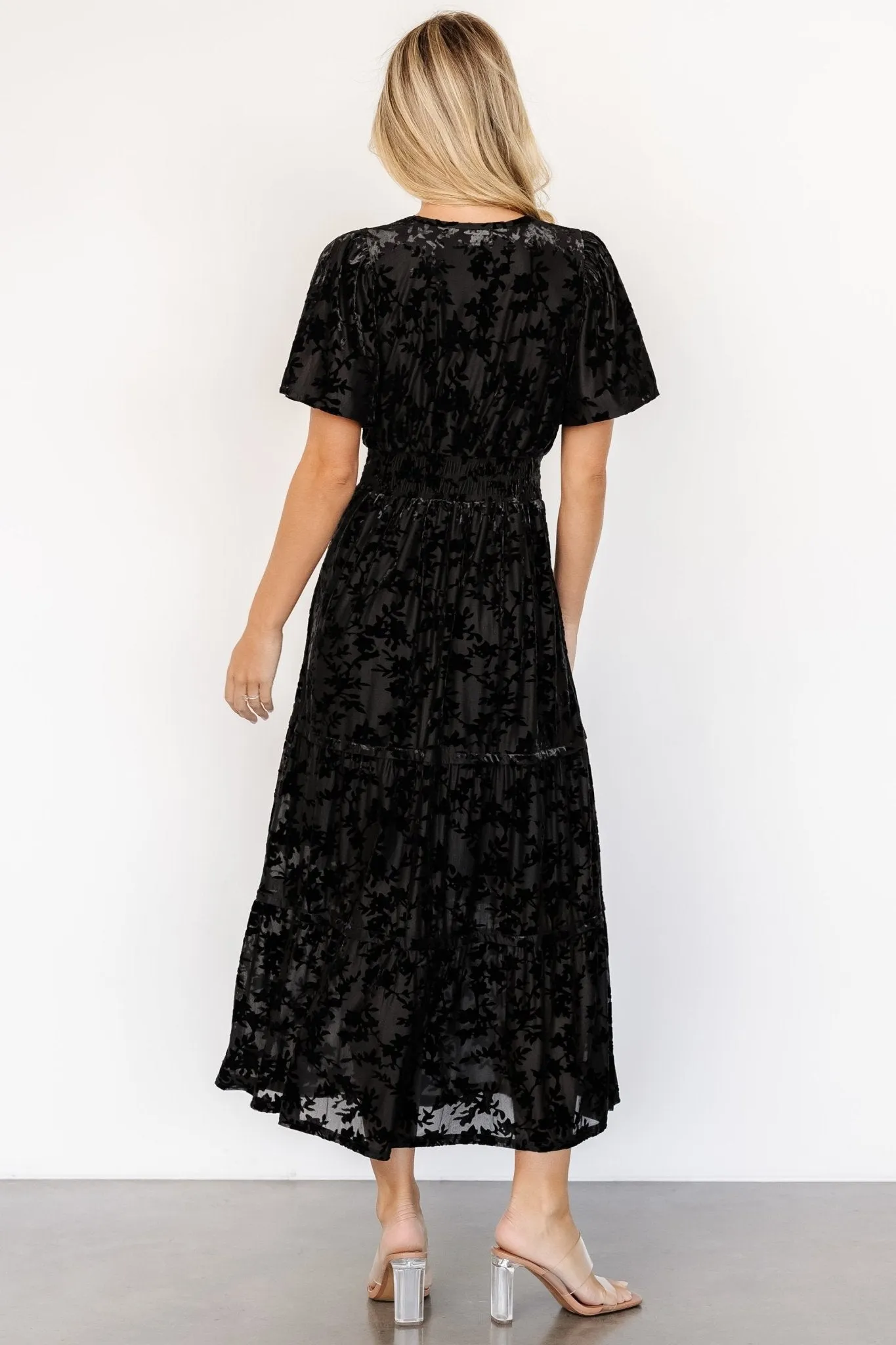 Bronwyn Velvet Dress | Black sold by Baltic Born product image thumbnail 5