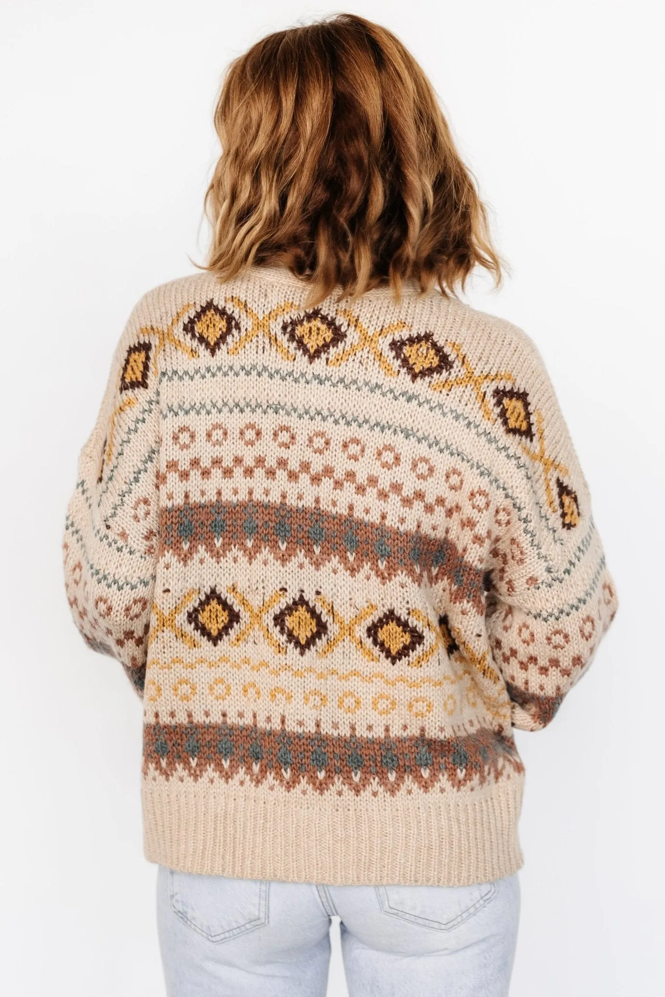 Cody Knit Cardigan | Taupe Multi sold by Baltic Born product image thumbnail 4