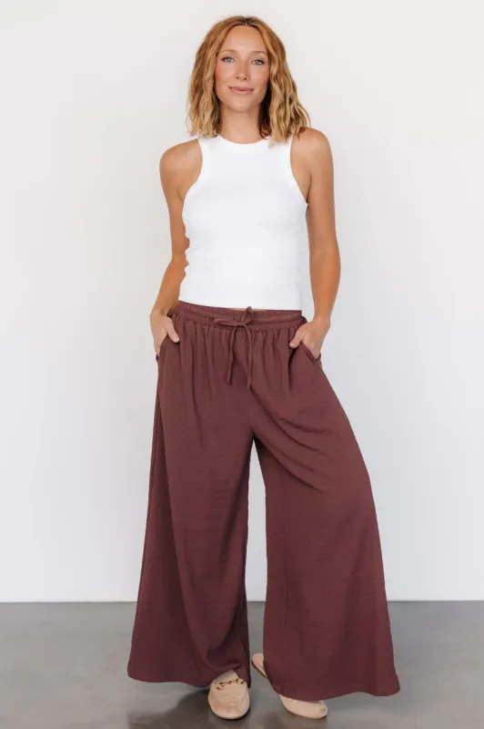 Florence Textured Pants | Desert Rose sold by Baltic Born
