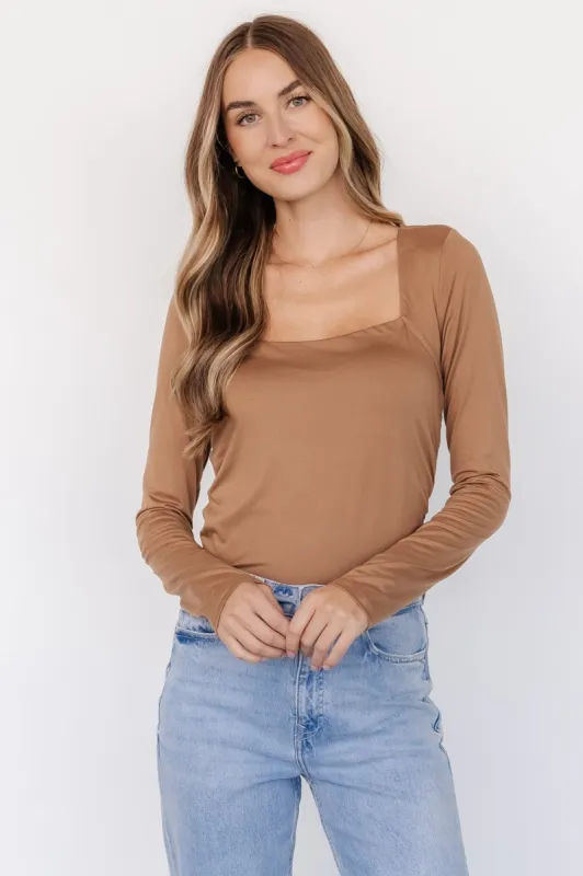 Kailee Top | Camel made by Hem & Thread