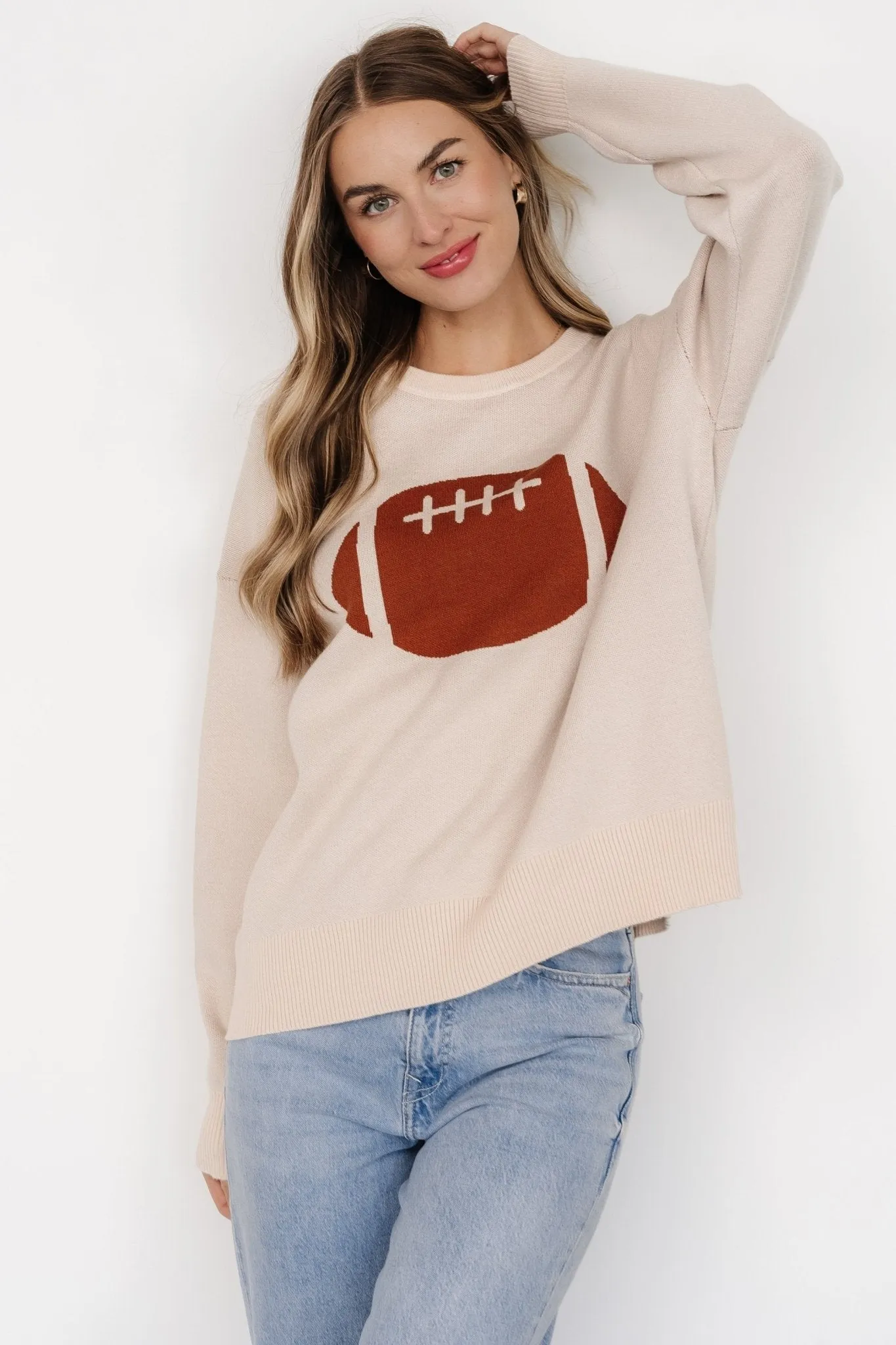 Brady Sweater | Cream sold by Baltic Born product image thumbnail 3