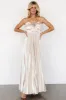 Portia Satin Maxi Dress | Champagne sold by Baltic Born