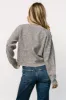 Zadie Striped Sweater | Ivory + Black sold by Baltic Born