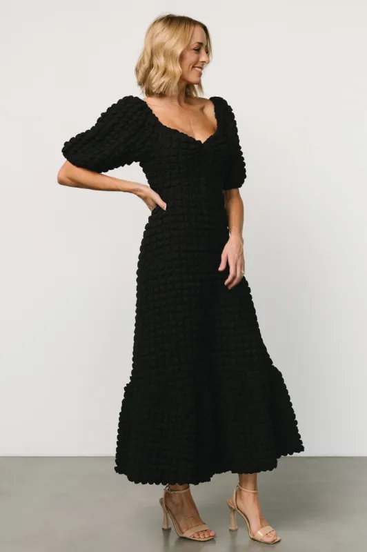 Therese Textured Dress | Black sold by Baltic Born