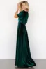 Vivian Velvet Maxi Dress | Emerald sold by Baltic Born