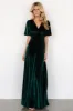 Vivian Velvet Maxi Dress | Emerald sold by Baltic Born
