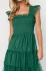 Emma Smocked Tulle Dress | Emerald sold by Baltic Born