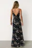 Marcia Sparkle Gown | Navy + Rose Gold sold by Baltic Born