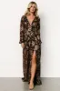 Charlene Maxi Dress | Wine + Gold sold by Baltic Born