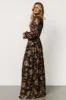 Charlene Maxi Dress | Wine + Gold sold by Baltic Born