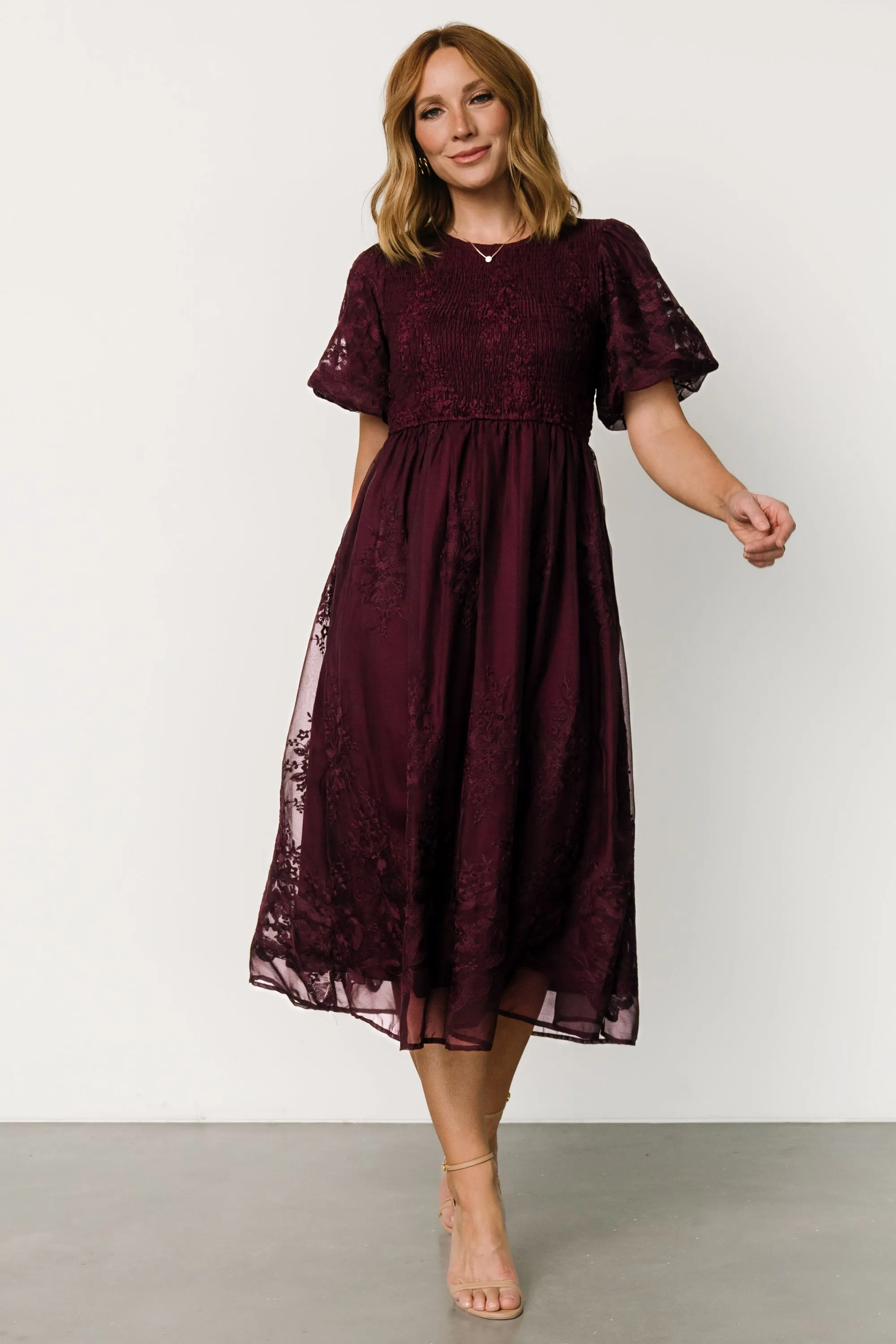 Corrine Embroidered Midi Dress | Mulberry sold by Baltic Born product image thumbnail 4