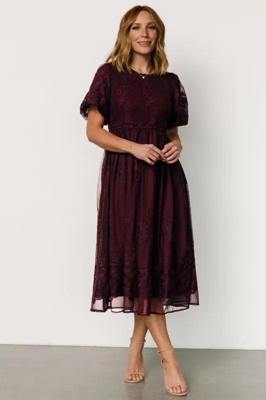 Corrine Embroidered Midi Dress | Mulberry sold by Baltic Born