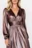 Aisha Shimmer Dress | Bronze sold by Baltic Born
