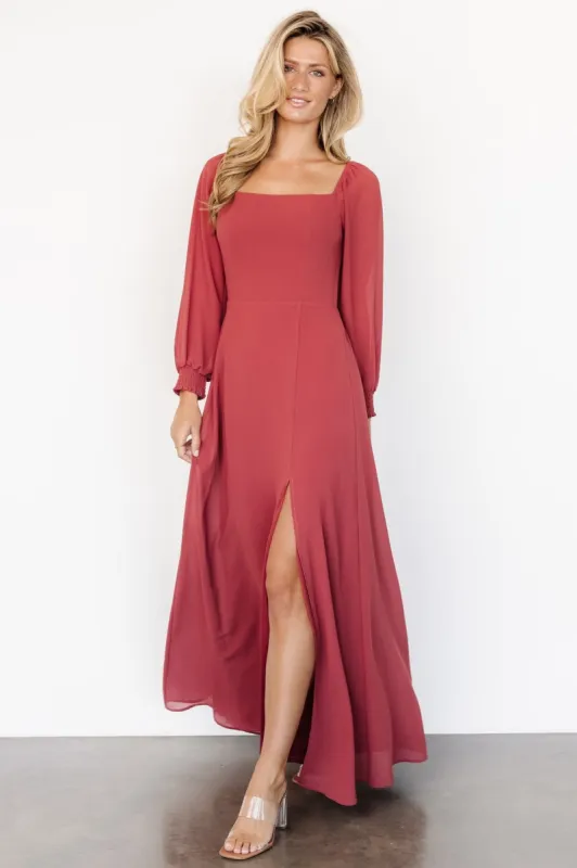 Giselle Maxi Dress | Terracotta sold by Baltic Born