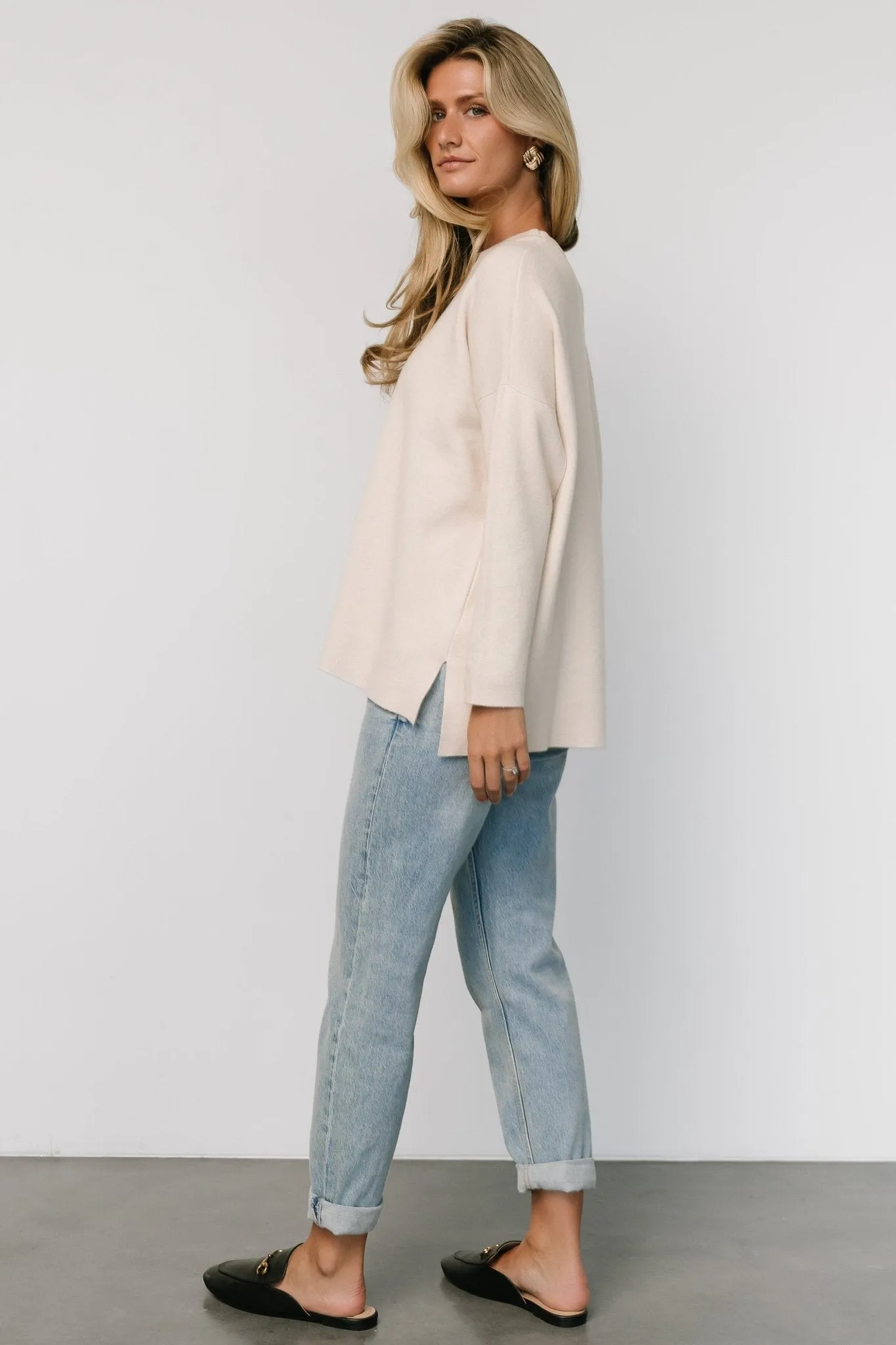 Else Sweater | Cream sold by Baltic Born product image thumbnail 4
