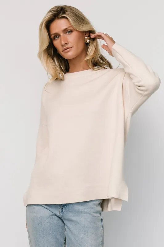 Else Sweater | Cream sold by Baltic Born