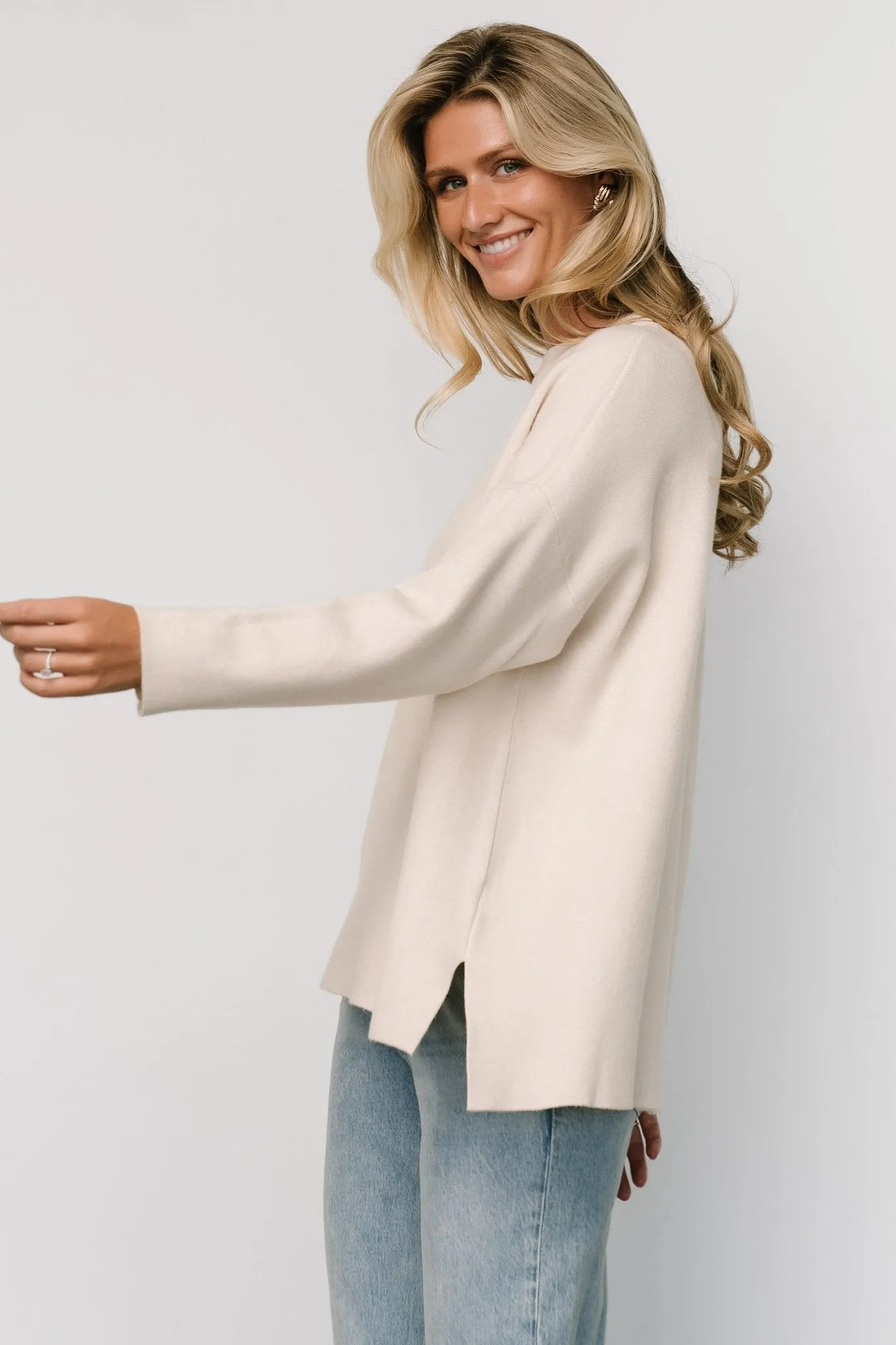 Else Sweater | Cream sold by Baltic Born product image thumbnail 2