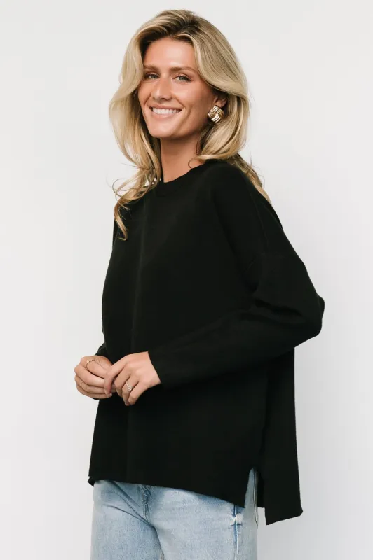 Else Sweater | Black sold by Baltic Born