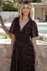 Veronica Velvet Maxi Dress | Espresso sold by Baltic Born