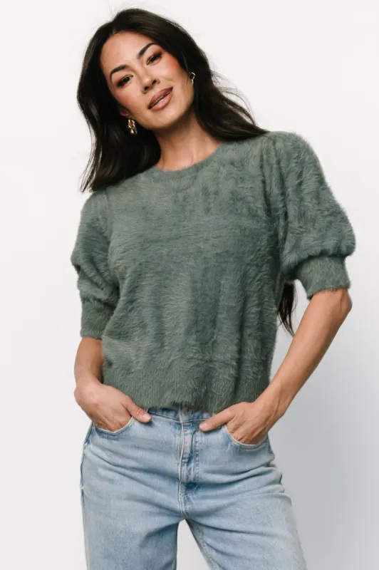 Vail Sweater Top | Winter Green sold by Baltic Born