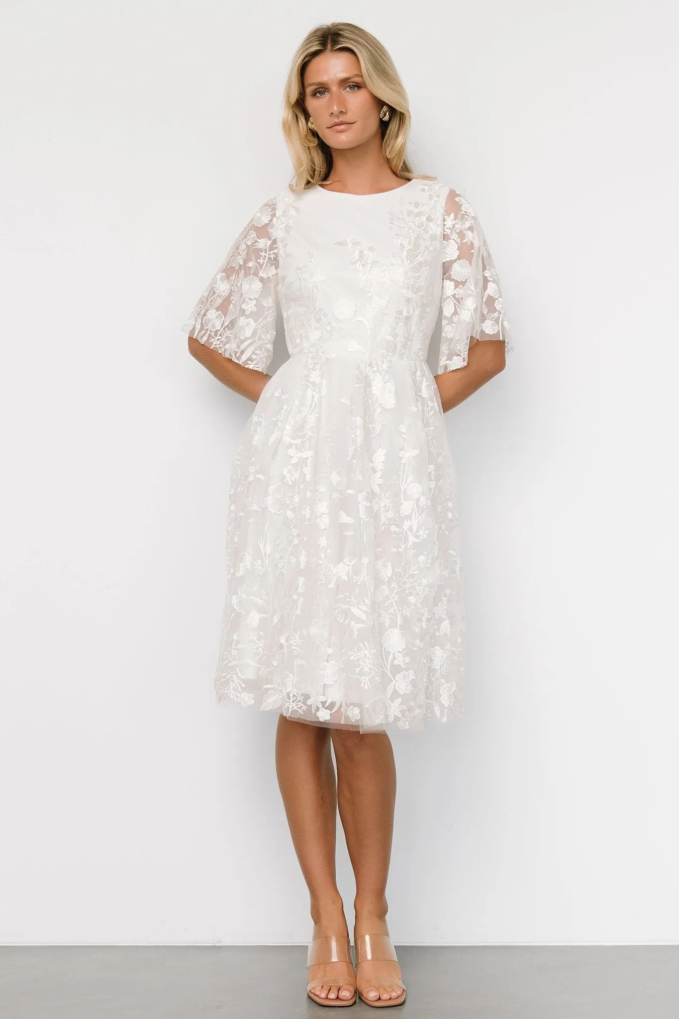 Duchess Tulle Dress | White Garden sold by Baltic Born