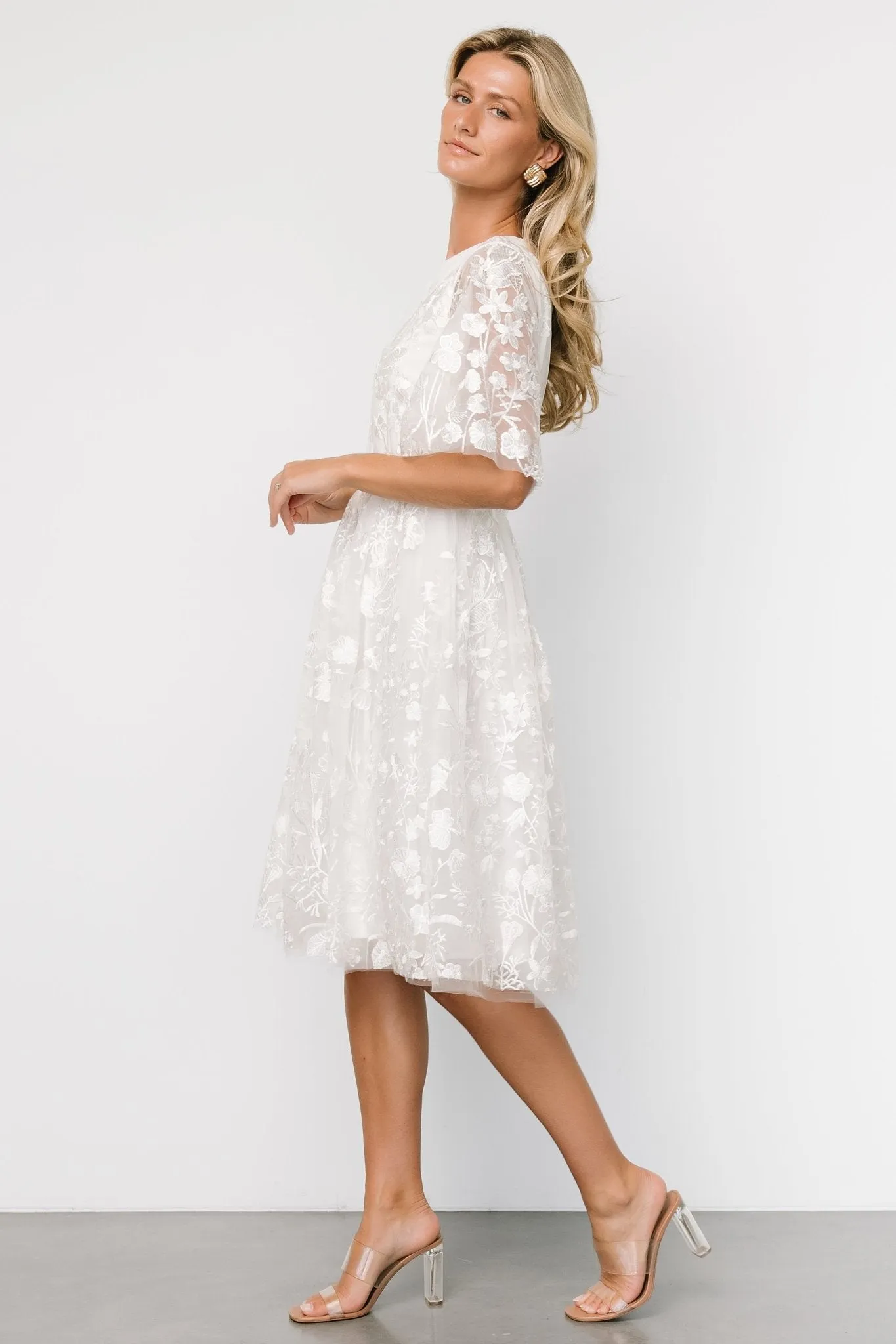 Duchess Tulle Dress | White Garden sold by Baltic Born product image thumbnail 5