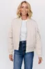 Jared Bomber Jacket | Oatmeal sold by Baltic Born