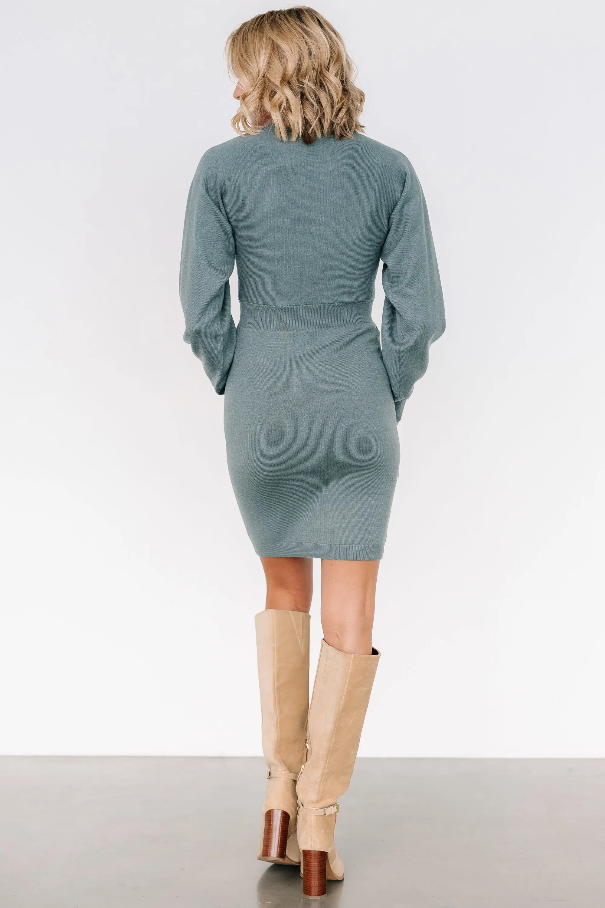 Anson Sweater Dress | Winter Green sold by Baltic Born product image thumbnail 4