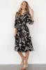 Riverside Midi Dress | Navy + Taupe sold by Baltic Born