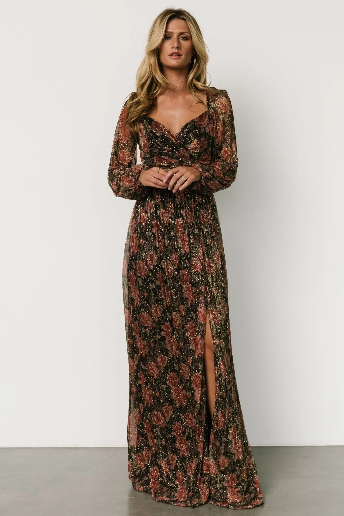 Kirsi Maxi Dress | Black Floral sold by Baltic Born product image thumbnail 4