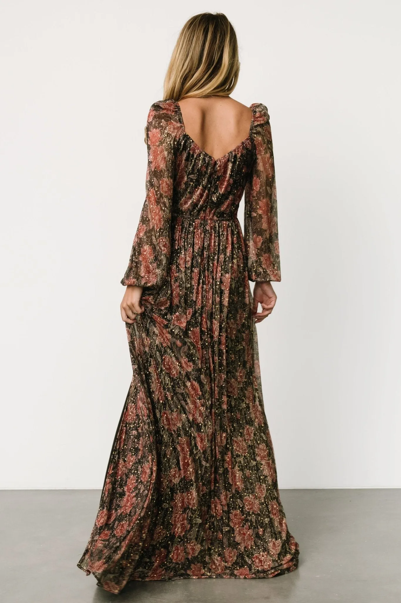 Kirsi Maxi Dress | Black Floral sold by Baltic Born product image thumbnail 5