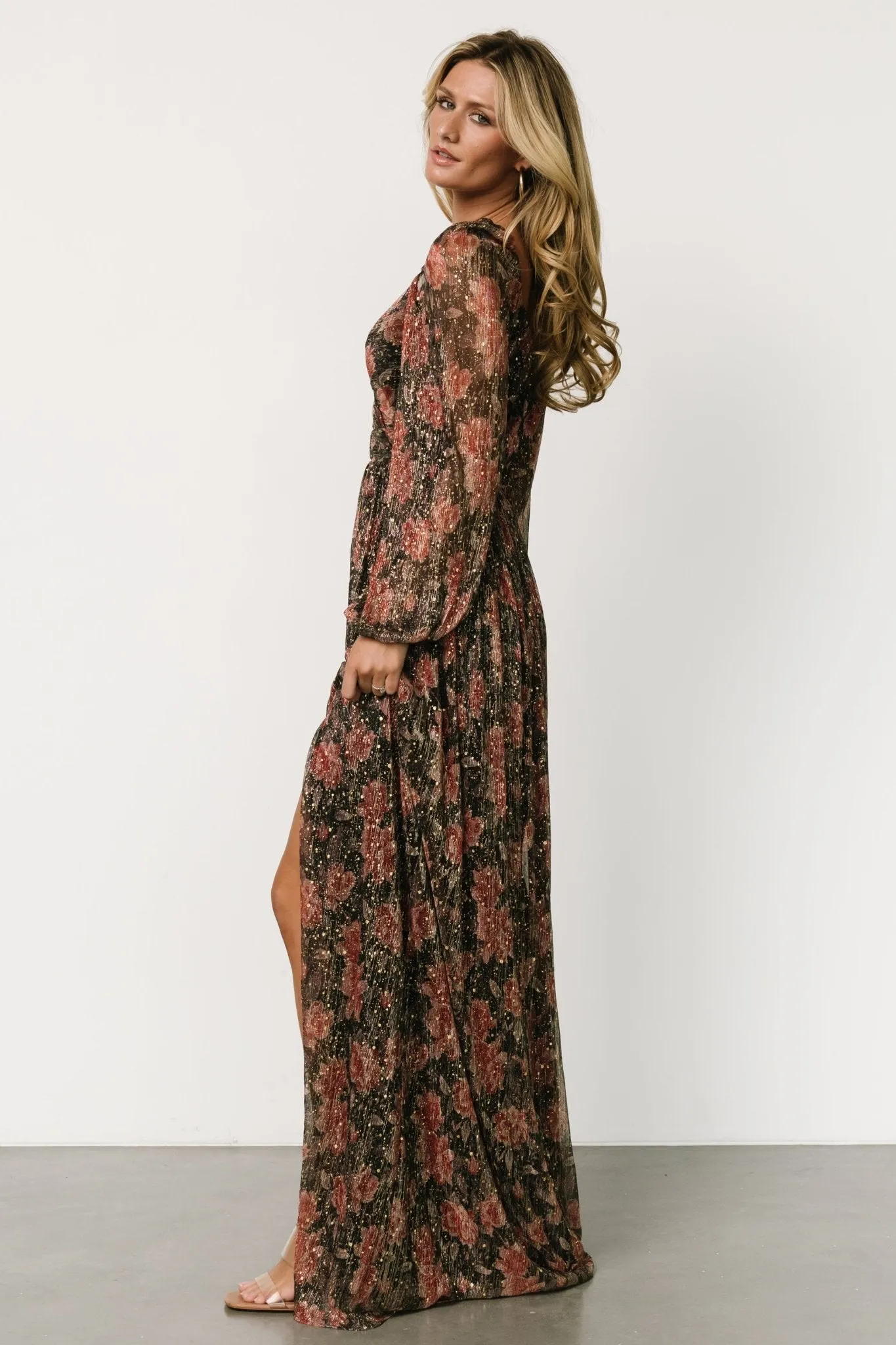 Kirsi Maxi Dress | Black Floral sold by Baltic Born product image thumbnail 3