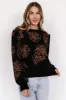 Blake Floral Sweater | Black + Camel sold by Baltic Born