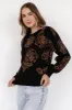Blake Floral Sweater | Black + Camel sold by Baltic Born