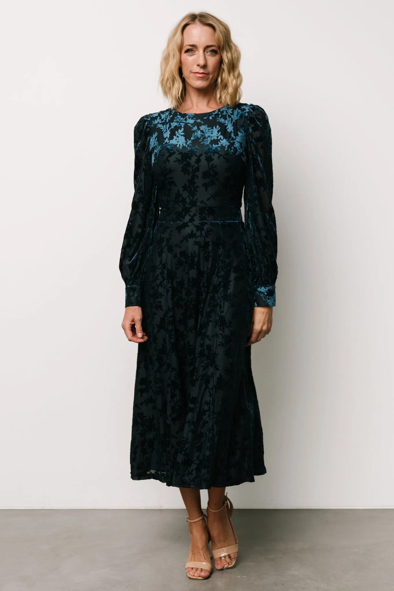 Savi Tie Back Dress | Deep Teal sold by Baltic Born product image thumbnail 5