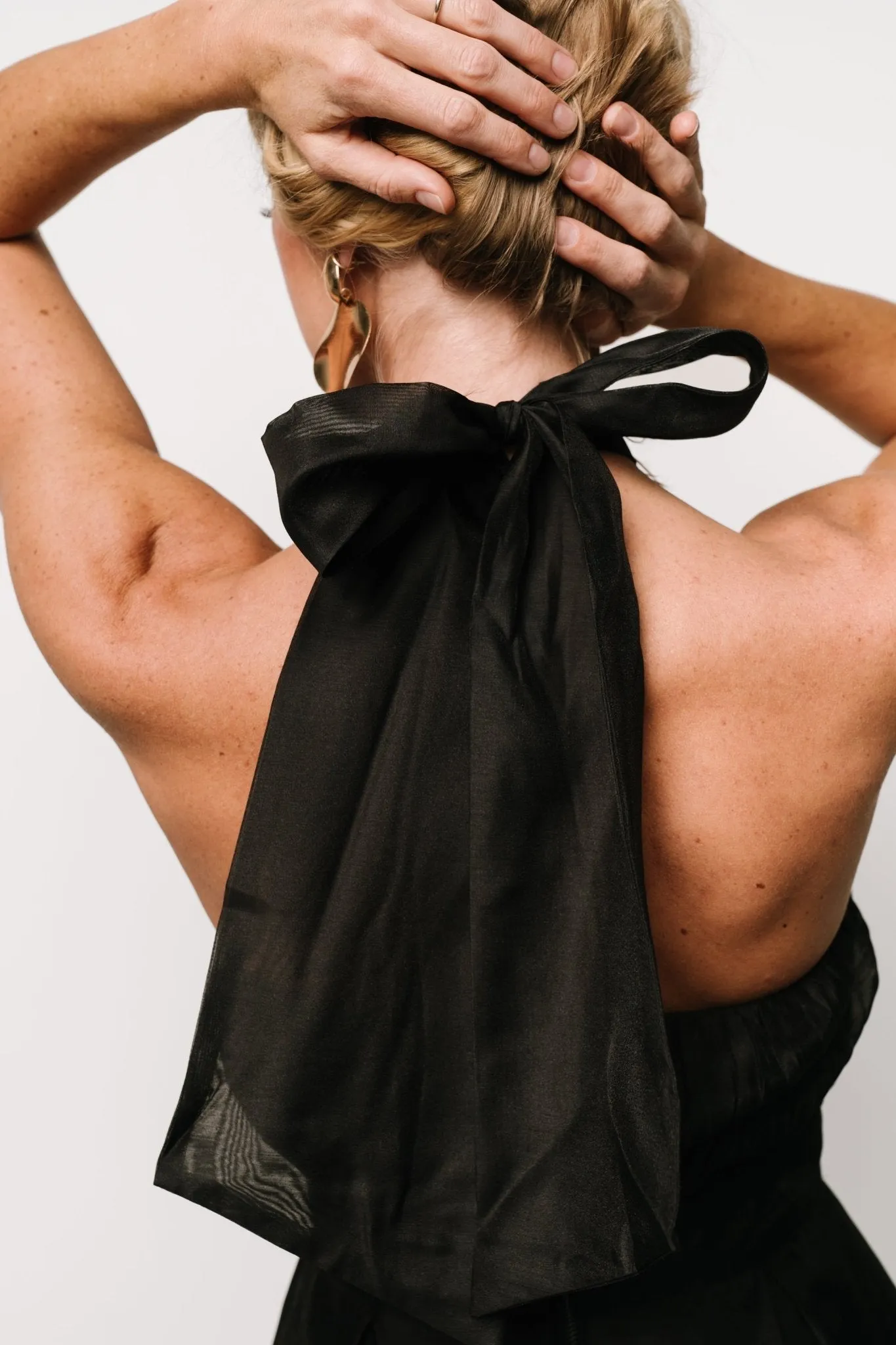 Rheise Pleated Top Dress | Black sold by Baltic Born product image thumbnail 2