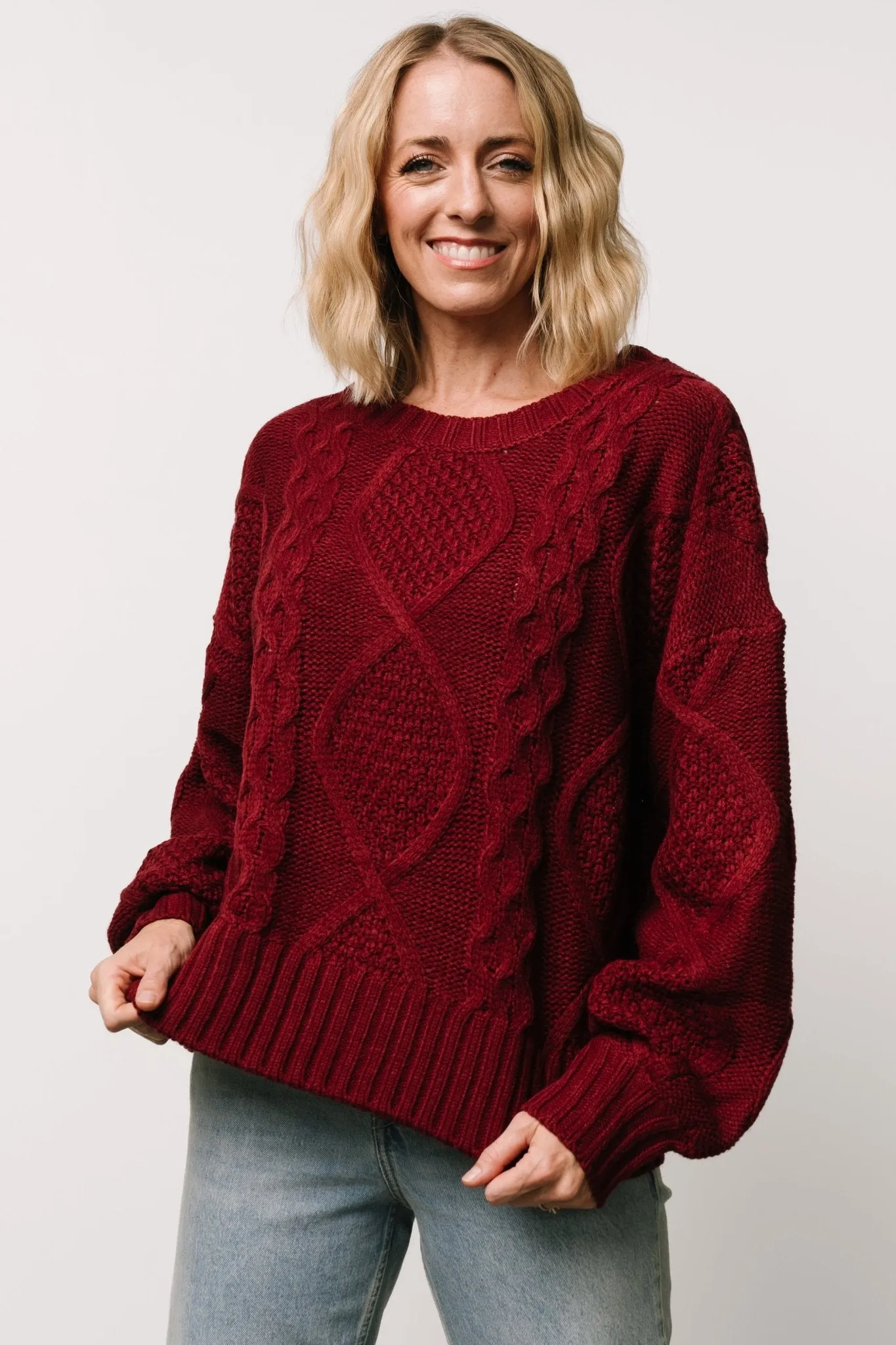 Anthony Knit Sweater | Wine sold by Baltic Born