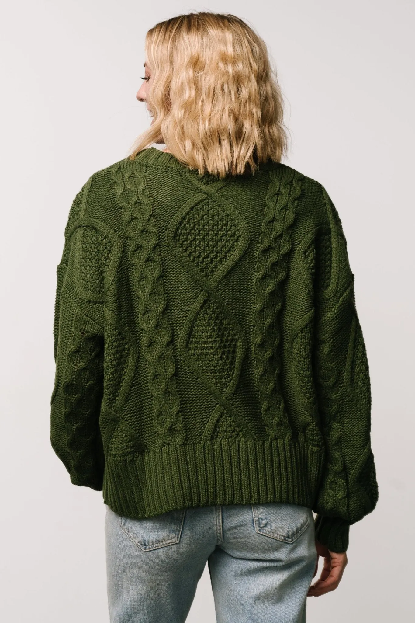Anthony Knit Sweater | Green sold by Baltic Born product image thumbnail 4