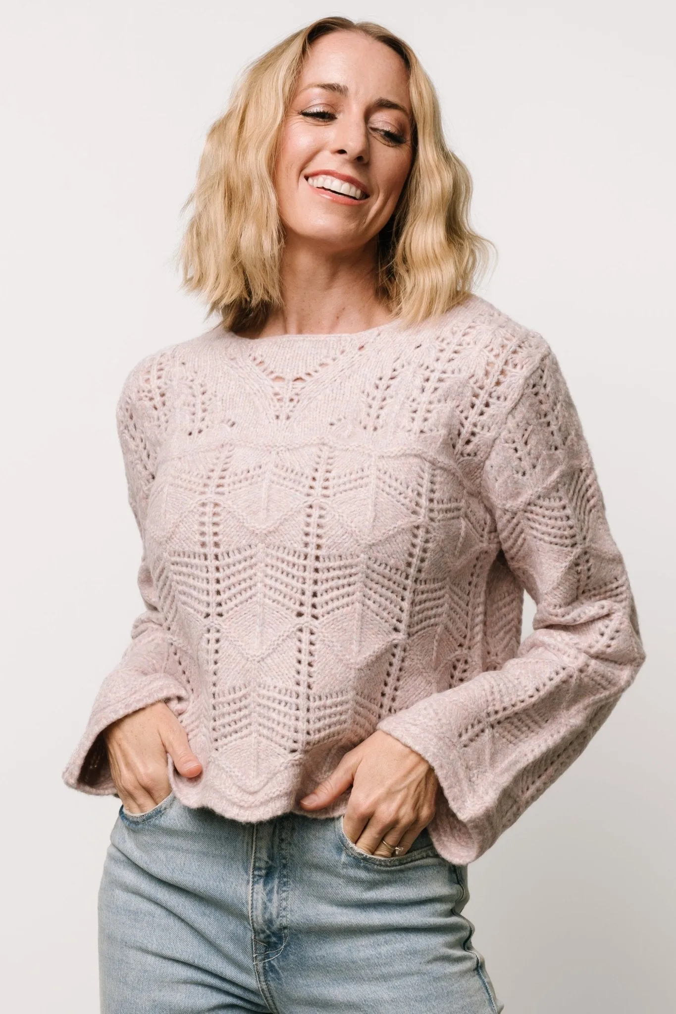 Jeanine Knit Sweater | Lilac sold by Baltic Born product image thumbnail 5