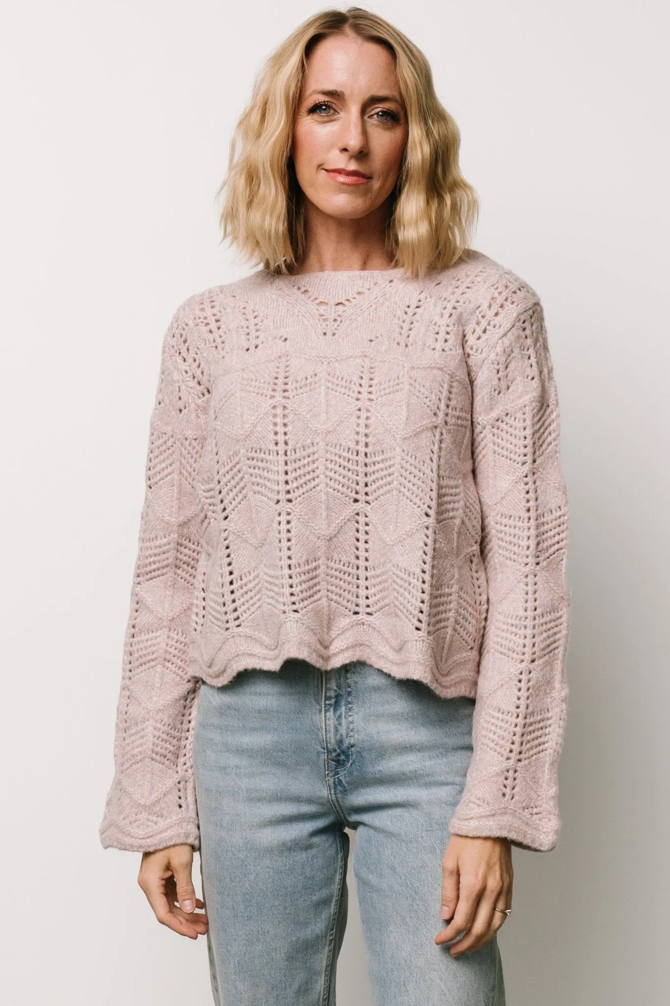 Jeanine Knit Sweater | Lilac sold by Baltic Born product image thumbnail 3